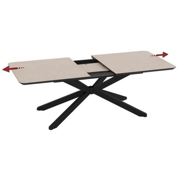 Masă de bucătărie extensibilă Magnus Mona MDF/ Anemon photo 2