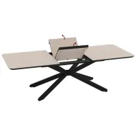Masă de bucătărie extensibilă Magnus Mona MDF/ Anemon photo 3