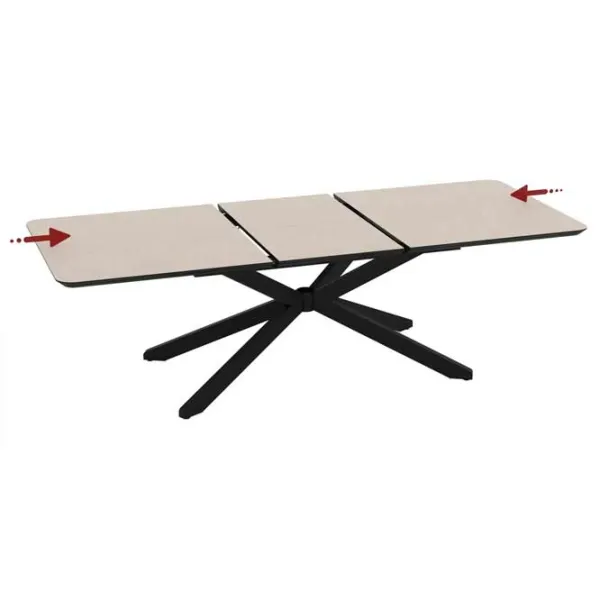 Masă de bucătărie extensibilă Magnus Mona MDF/ Anemon photo 4