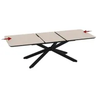Masă de bucătărie extensibilă Magnus Mona MDF/ Anemon photo 4