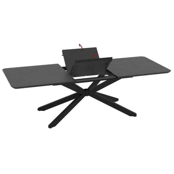 Masă de bucătărie extensibilă Magnus Mona MDF/ Senkron black photo 2