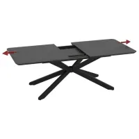 Masă de bucătărie extensibilă Magnus Mona MDF/ Senkron black photo 3