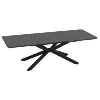 Masă de bucătărie extensibilă Magnus Mona MDF/ Senkron black photo 5