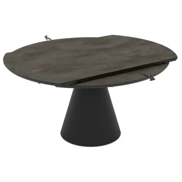 Masă de bucătărie extensibilă Magnus Yandan MDF/ Dark Gray photo 2