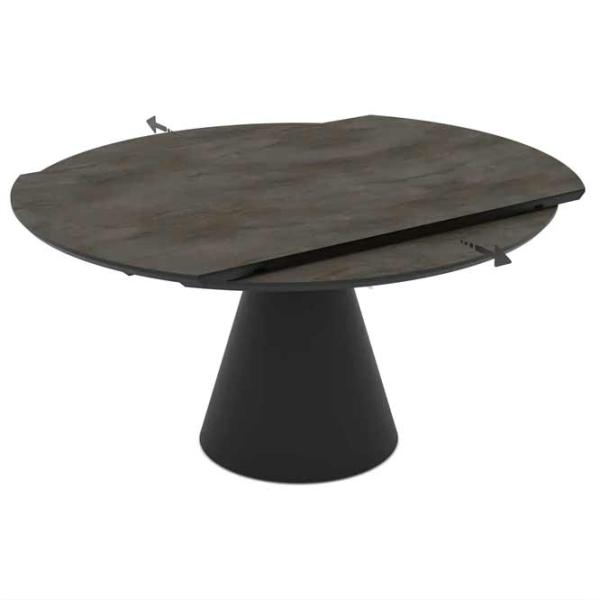Masă de bucătărie extensibilă Magnus Yandan MDF/ Dark Gray photo 2