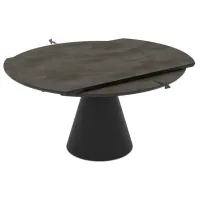 Masă de bucătărie extensibilă Magnus Yandan MDF/ Dark Gray photo 2