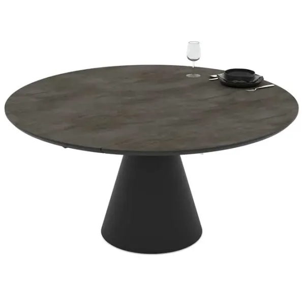 Masă de bucătărie extensibilă Magnus Yandan MDF/ Dark Gray photo 3