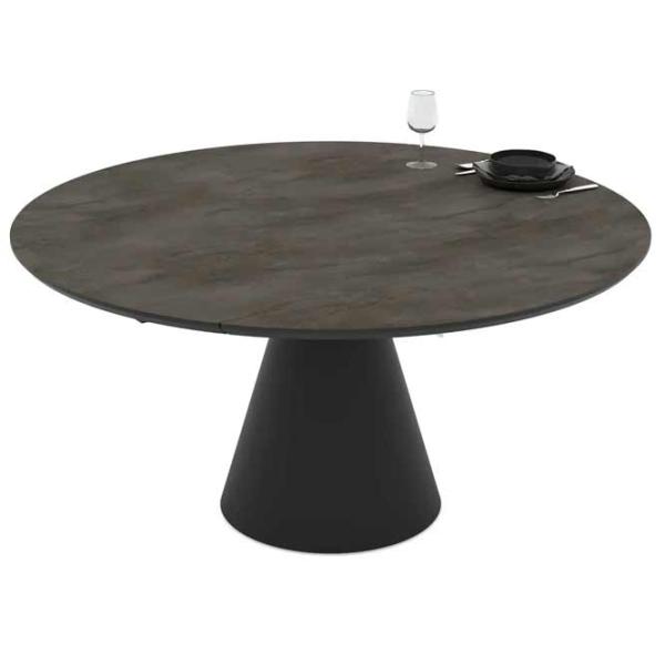 Masă de bucătărie extensibilă Magnus Yandan MDF/ Dark Gray photo 3