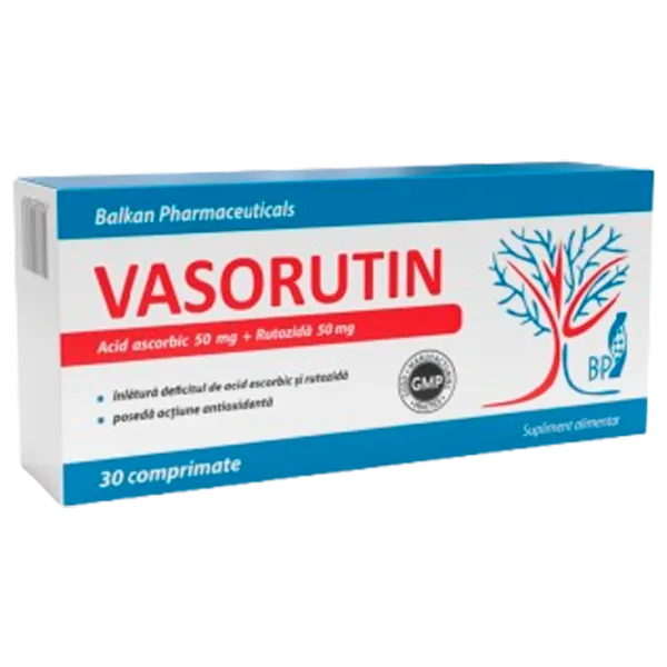 Supliment alimentar Balkan Pharmaceuticals Vasorutin 30 photo 1