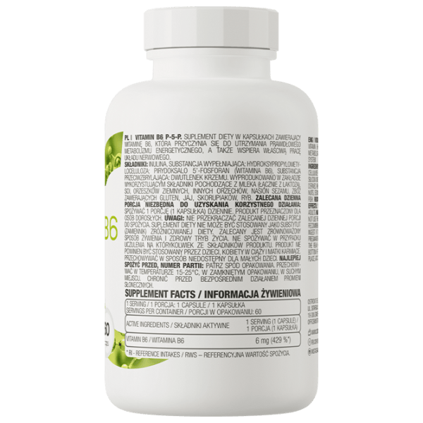 Supliment alimentar OstroVit B6 P-5-P 60 photo 3