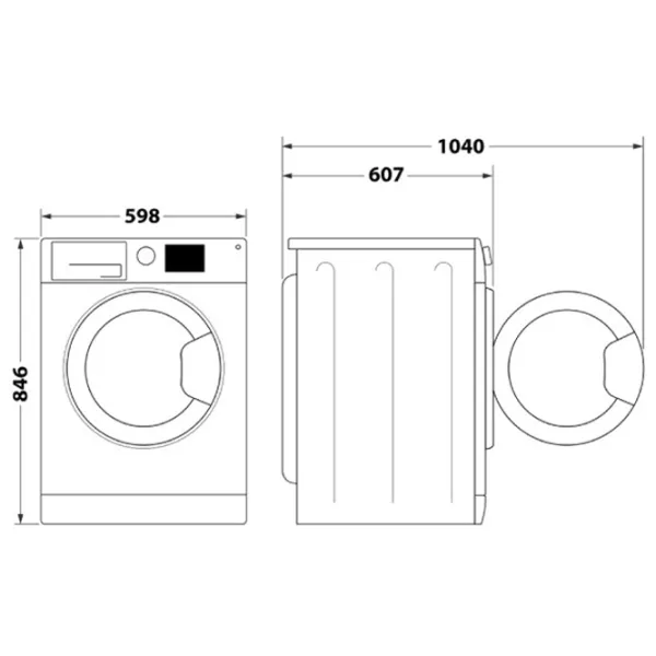 Mașină de uscat rufe Whirlpool WP C8 WBS EE 8 kg/ White photo 6