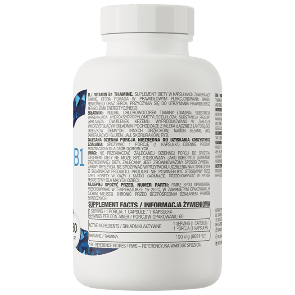 Supliment alimentar OstroVit Thiamine 60 60 photo 3