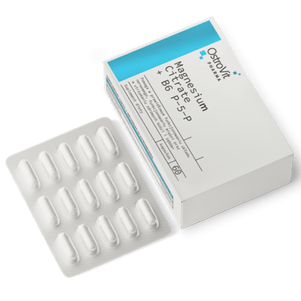 Supliment alimentar OstroVit Citrate + B6 P-5-P 60 photo 2