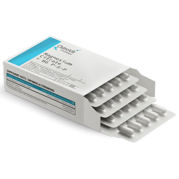 Supliment alimentar OstroVit Citrate + B6 P-5-P 60 photo 4