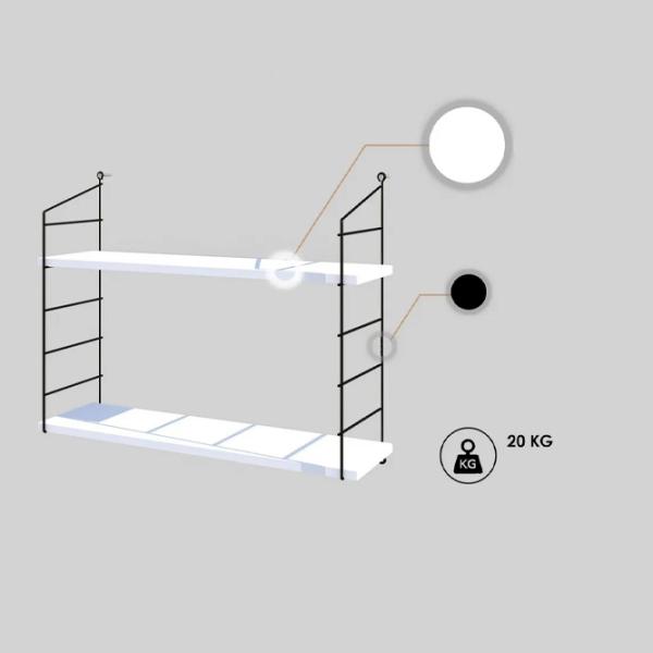 Raft Trendy Armoni 2'li LPAL / White photo 4