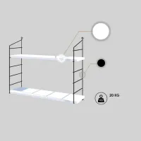 Raft Trendy Armoni 2'li LPAL / White photo 4