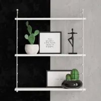 Raft Trendy Armoni 3'lu LPAL / White Brilliant photo 3