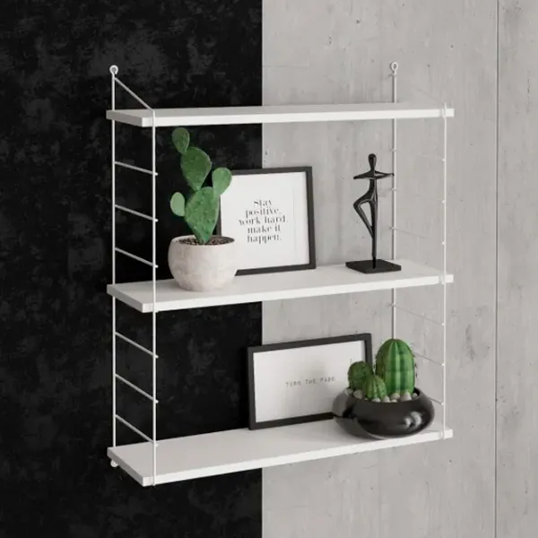 Полка Trendy Armoni 3'lu ЛДСП / Бриллиантовый белый photo 4