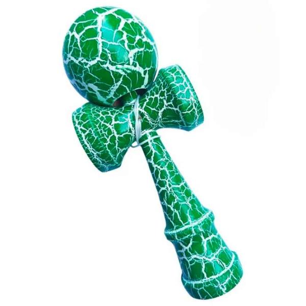 Kendama KROM Classic  5+ / Beige Green Crackle photo 4