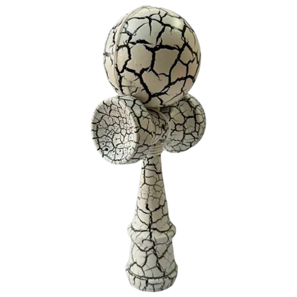 Kendama KROM Classic  5+ / Beige White Crackle photo 2