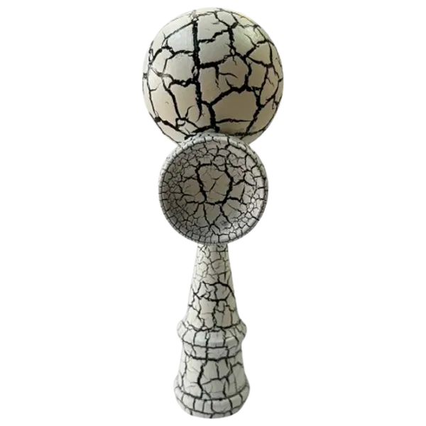 Kendama KROM Classic  5+ / Beige White Crackle photo 3