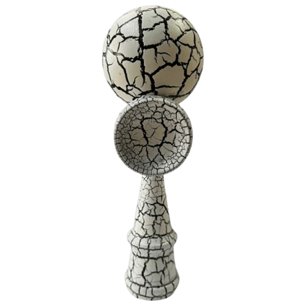 Kendama KROM Classic  5+ / Beige White Crackle photo 3