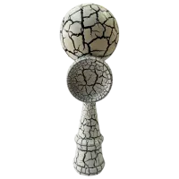 Kendama KROM Classic 5+ / Beige White Crackle photo 3