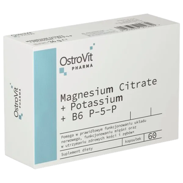 Supliment alimentar OstroVit Citrate+Potassium+B6 P-5-P 60 photo 1