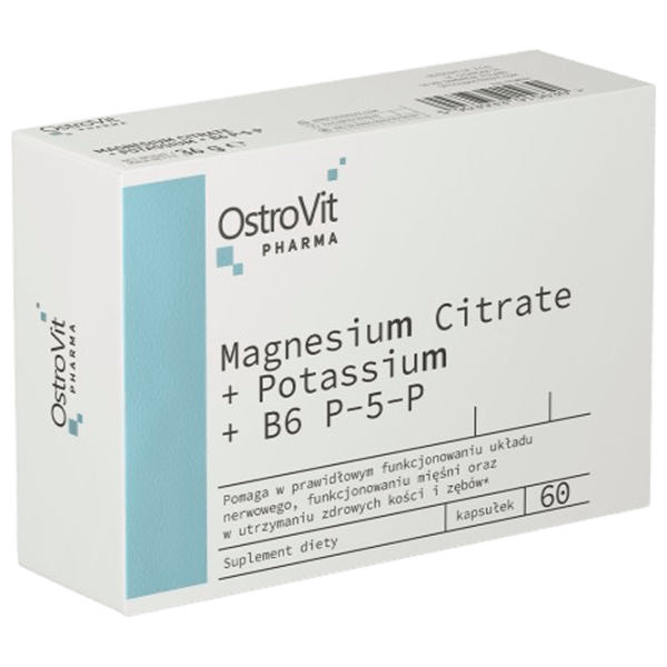Supliment alimentar OstroVit Citrate+Potassium+B6 P-5-P 60 photo 1