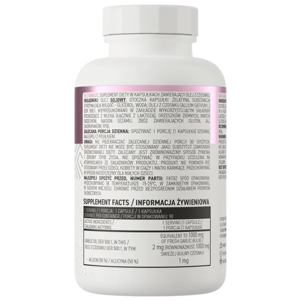 Supliment alimentar OstroVit Garlic 90 capsule photo 3