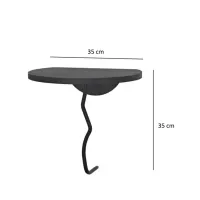 Raft Trendy Leu Masiv / Anthracite Black photo 6