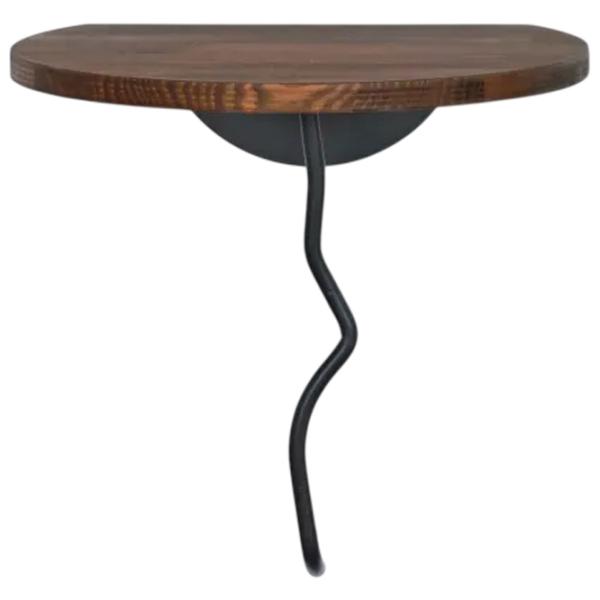 Полка Trendy Лев Массив / Walnut Black photo 1