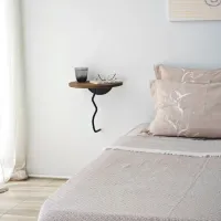 Полка Trendy Лев Массив / Walnut Black photo 4