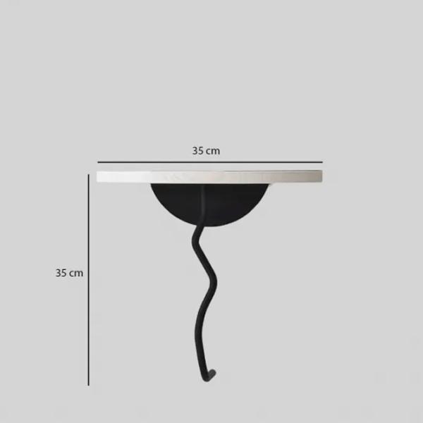 Raft Trendy Leu Masiv / White Black photo 9