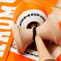 Kendama KROM Classic 5+ / Beige Оранжевый photo 6