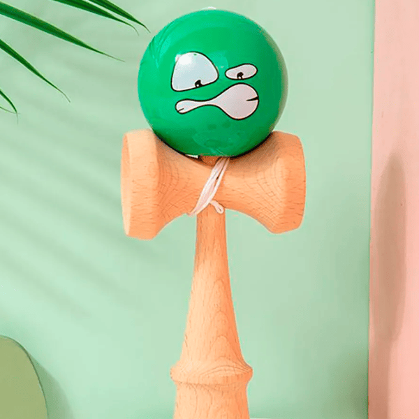 Kendama KROM Classic  5+ / Beige Green photo 2