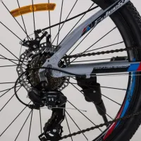 Bicicletă Fulger Neptun 24 24" 12.5" Aluminiu / Gray Blue photo 5