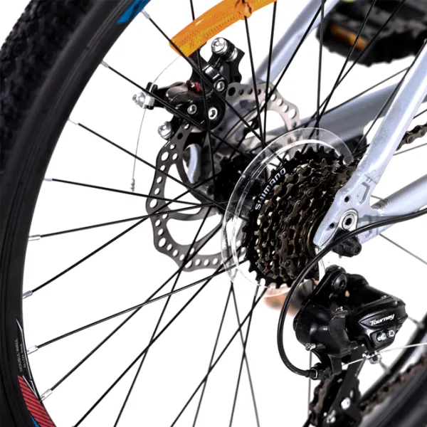 Bicicletă Fulger Neptun 24 24" 12.5" Aluminiu / Gray Blue photo 10