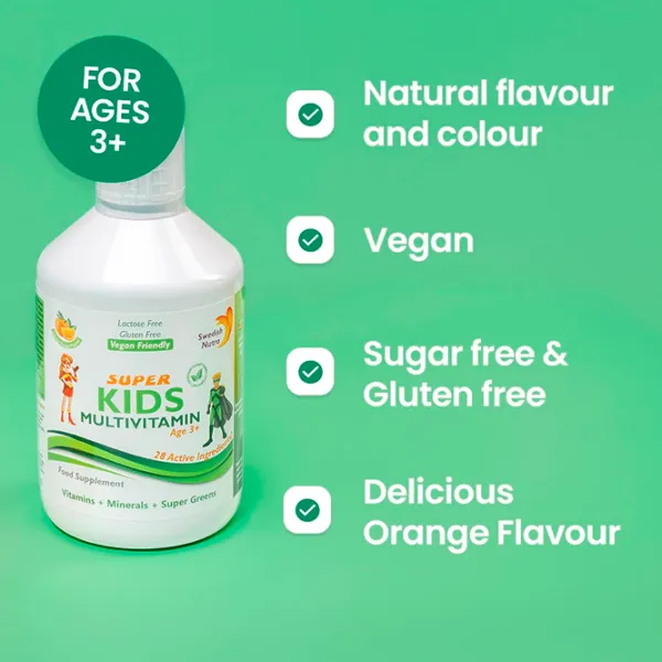 Пищевая добавка Swedish Nutra Super Kids Multivitamin  photo 5