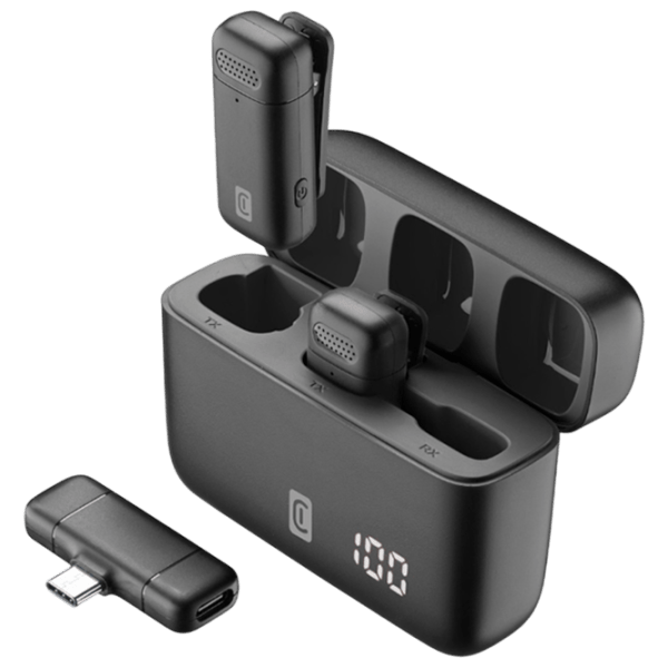 Microfon Cellularline Talk Pro Black photo 1