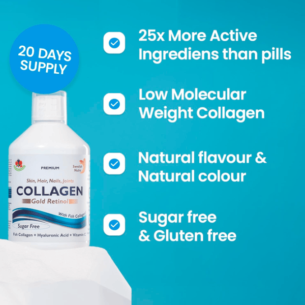 Пищевая добавка Swedish Nutra Collagen Gold Retinol  photo 4