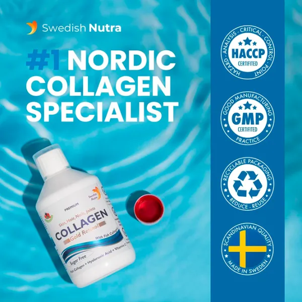 Пищевая добавка Swedish Nutra Collagen Gold Retinol  photo 6