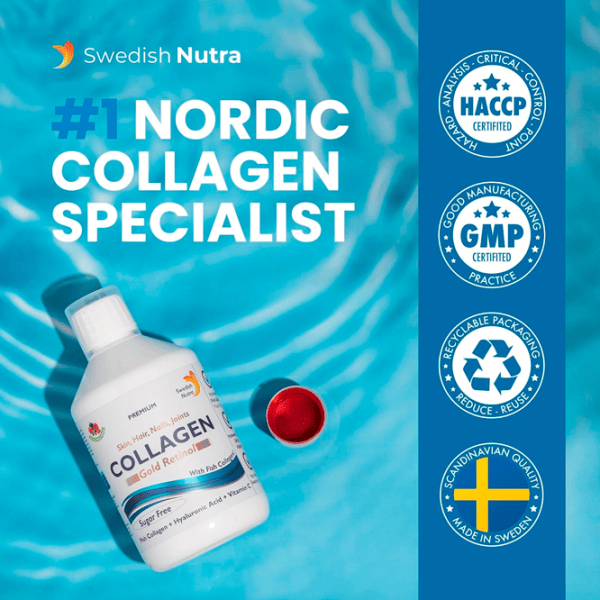 Пищевая добавка Swedish Nutra Collagen Gold Retinol  photo 6