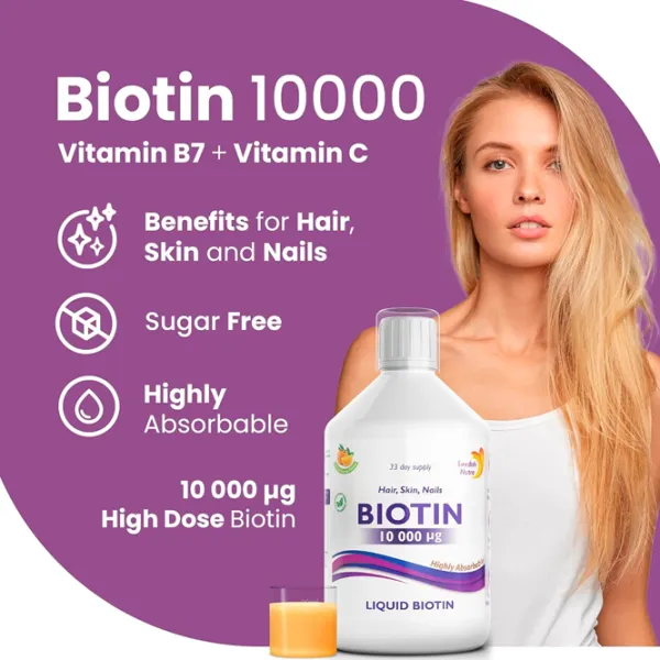 Витамины и минералы Swedish Nutra BIOTIN  photo 3