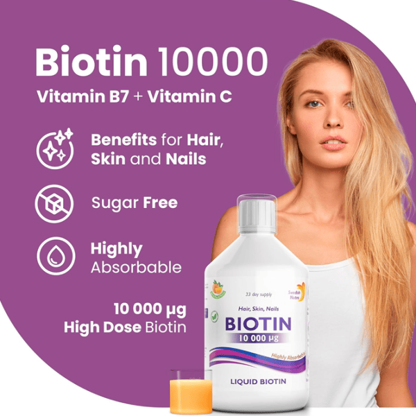 Витамины и минералы Swedish Nutra BIOTIN  photo 3