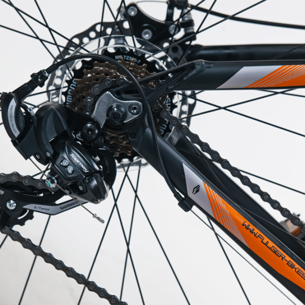 Bicicletă Fulger Uranus 29 29" 18" Aluminiu / Black Orange photo 5