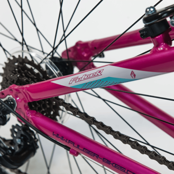 Bicicletă Fulger Venus 27.5 27.5" 16.5" Oțel / Pink Black photo 3