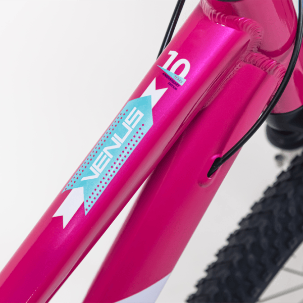 Bicicletă Fulger Venus 27.5 27.5" 16.5" Oțel / Pink Black photo 5