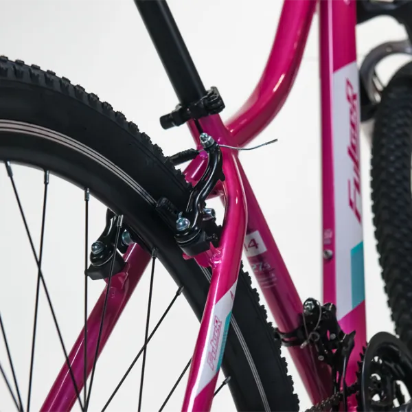 Bicicletă Fulger Venus 27.5 27.5" 16.5" Oțel / Pink Black photo 11