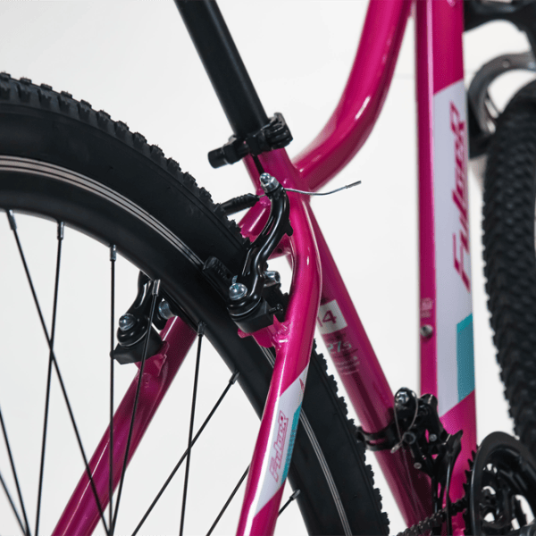 Bicicletă Fulger Venus 27.5 27.5" 16.5" Oțel / Pink Black photo 11